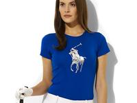polo ralph lauren big pony tee shirt femmes center blue,mode polo tee shirt